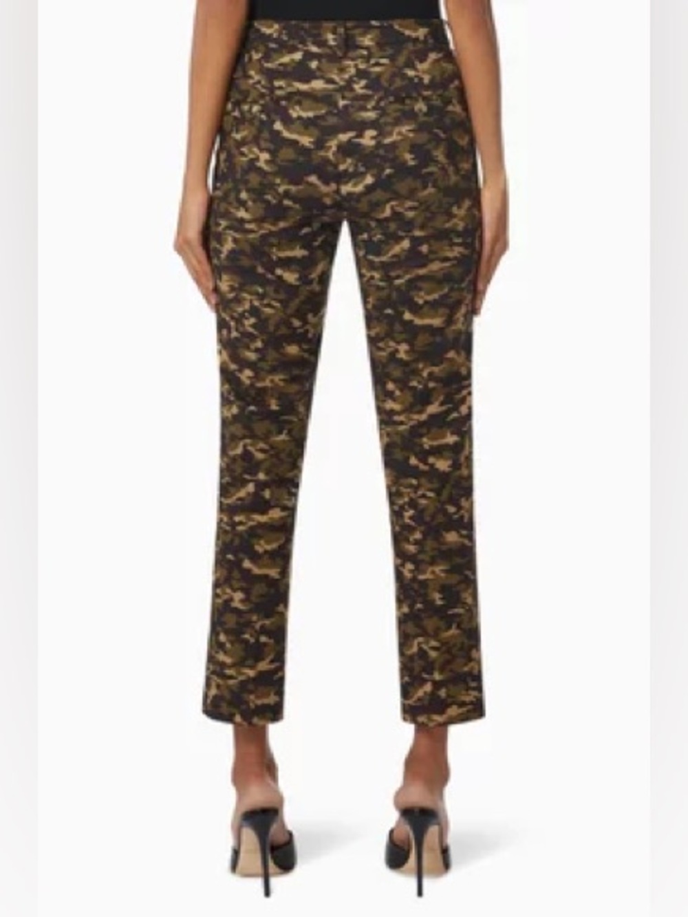 MICHAEL KORS COLLECTION CAMOUFLAGE TAILORED PANTS — SIZE 10 - Picture 3 of 16